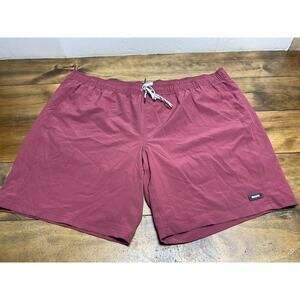 Duluth Alaskan Hardgear Mens Size 3XL Black Lost Lake 10" Lined Swim Shorts